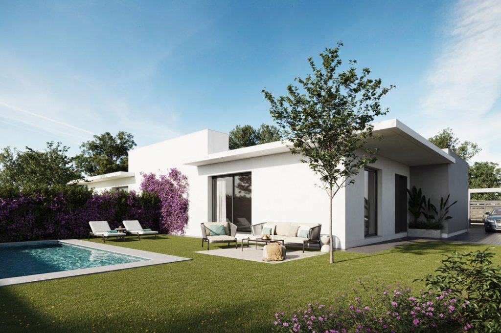 Imagen del Jardín con Piscina